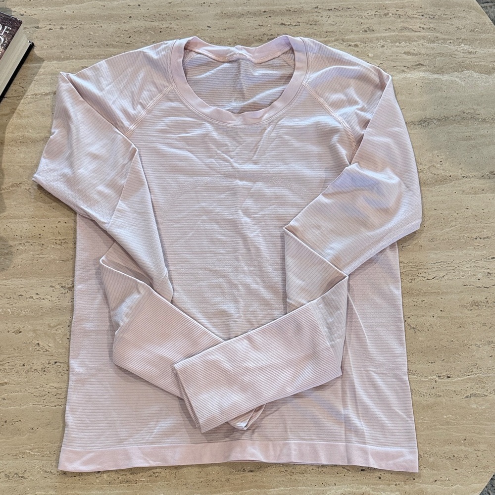 Women’s Light Pink Long Sleeve Shirt